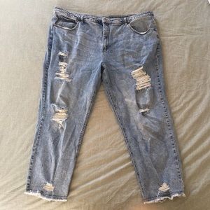 26W High-Waisted Mom Jeans